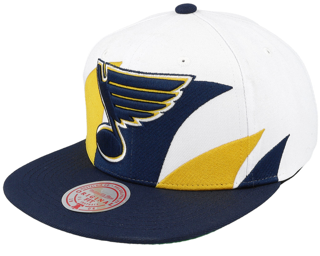 Mens Mitchell & Ness NHL VINTAGE SHARKTOOTH SNAPBACK BLUES