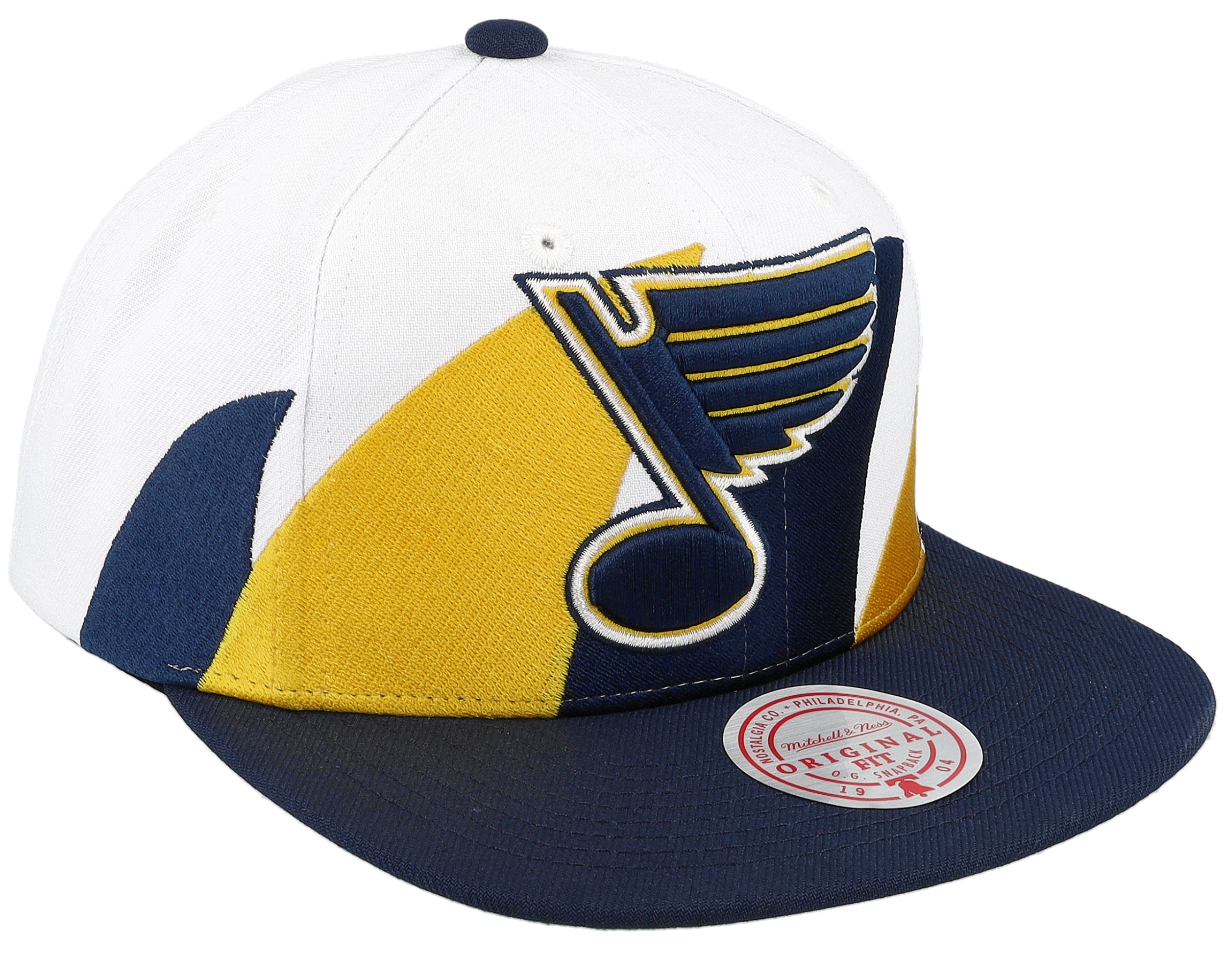 Mens Mitchell & Ness NHL VINTAGE SHARKTOOTH SNAPBACK BLUES