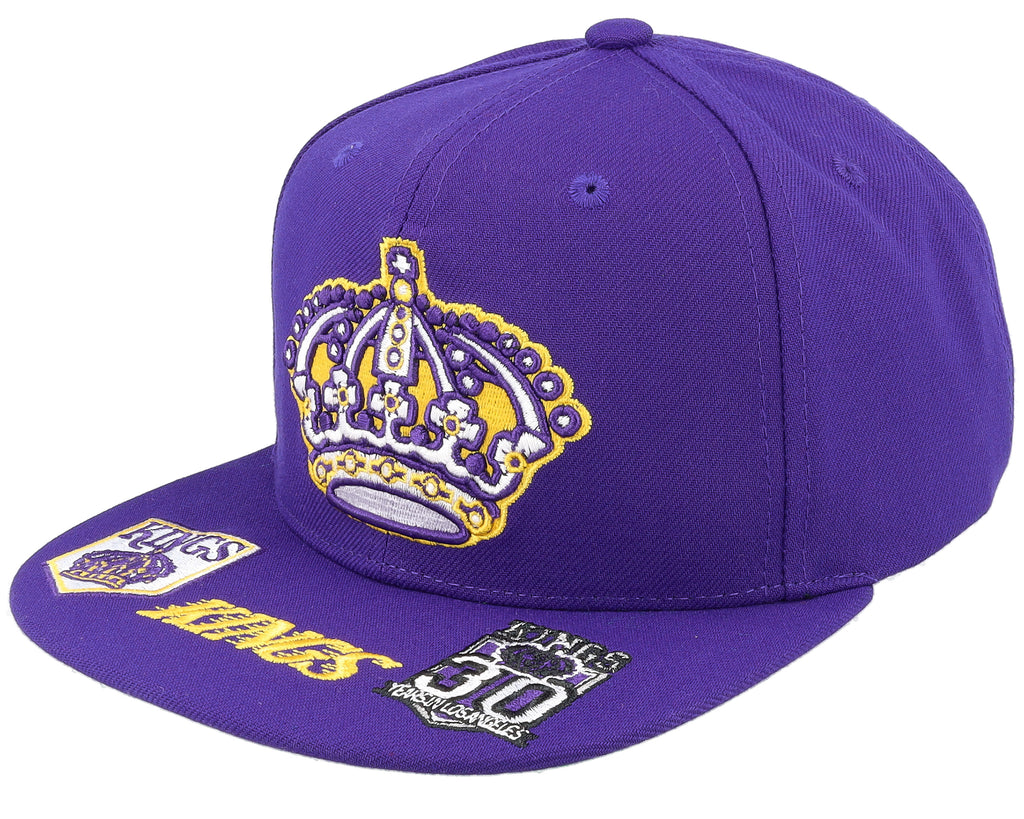 Mens Mitchell & Ness NHL VINTAGE HAT TRICK SNAPBACK KINGS