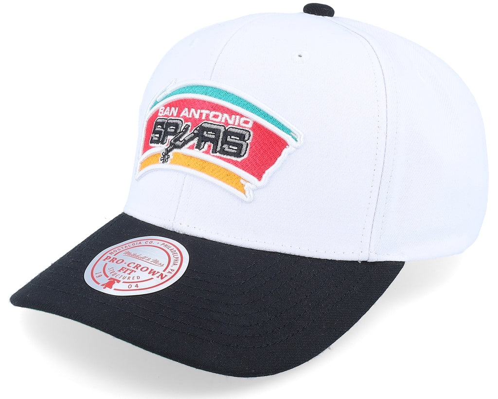 MENS MITCHELL & NESS NBA TEAM 2 TONE 2.0 PRO SNAPBACK HWC SPURS