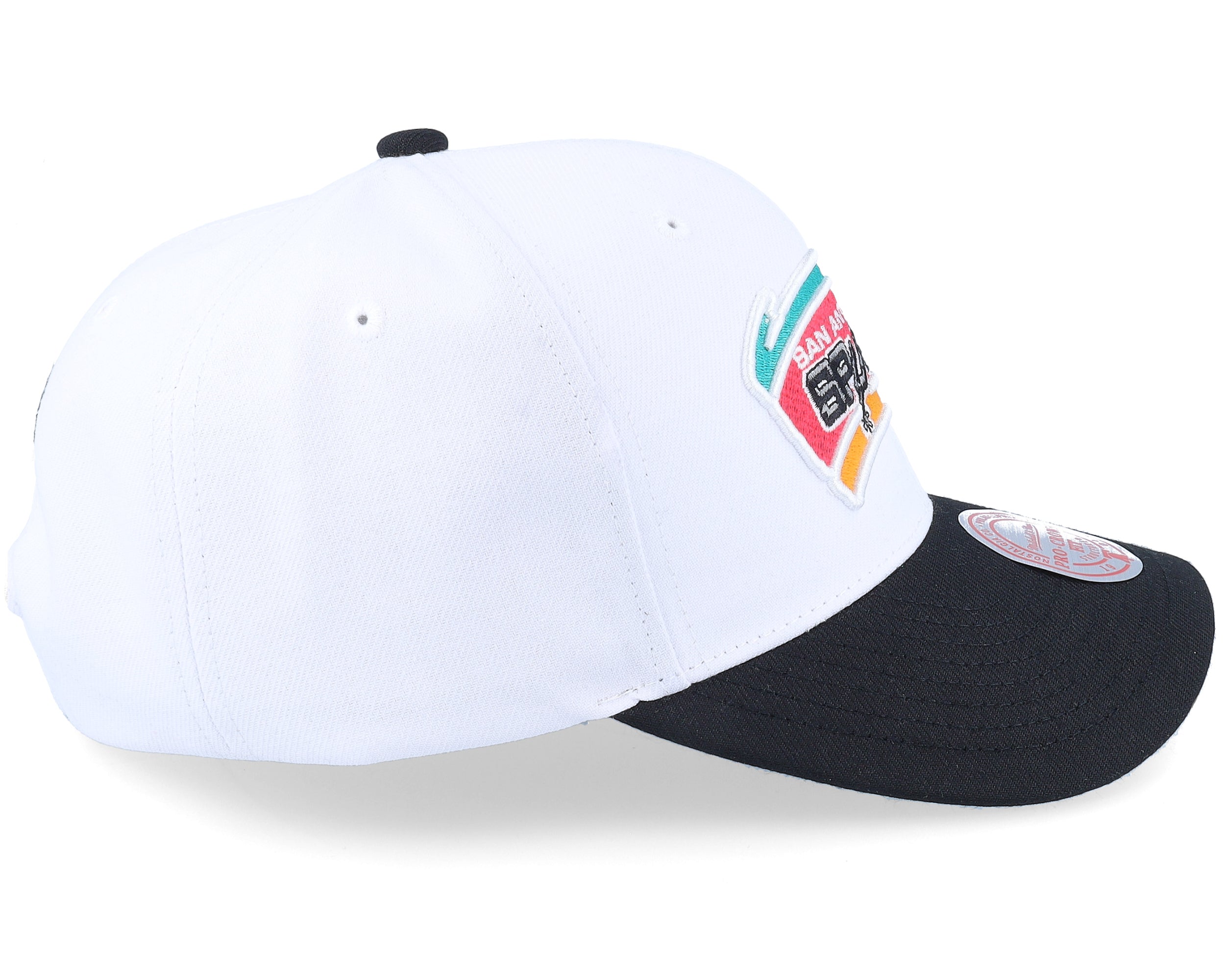 MENS MITCHELL & NESS NBA TEAM 2 TONE 2.0 PRO SNAPBACK HWC SPURS