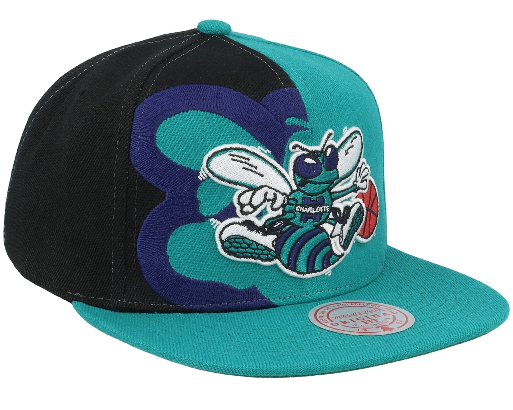 Mens MITCHELL & NESS NBA RETROLINE SNAPBACK HWC HORNETS