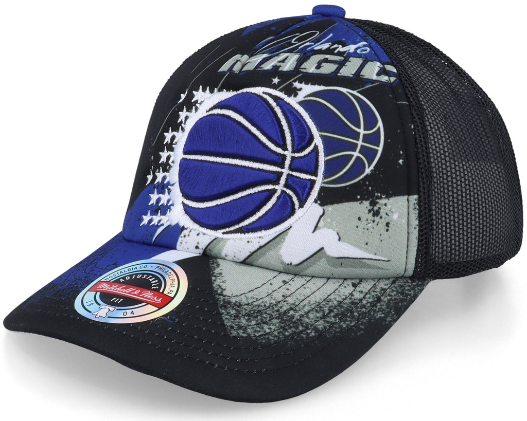 [HHSS2993-OMAYYPPPBLCK] MENS NBA ORLANDO MAGIC HYPER TRUCKER SNAPBACK