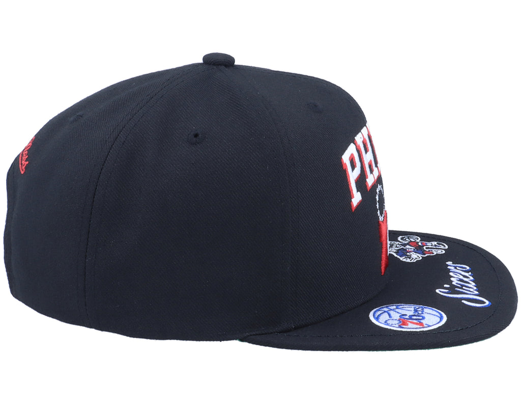 Mens Mitchell & Ness NBA FRONT LOADED SNAPBACK 76ERS