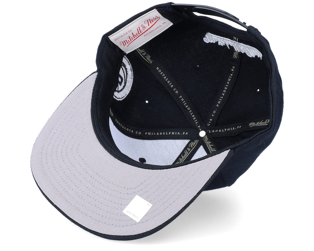 MENS MITCHELL & NESS NBA TEAM SCRIPT 2.0 SNAPBACK NETS