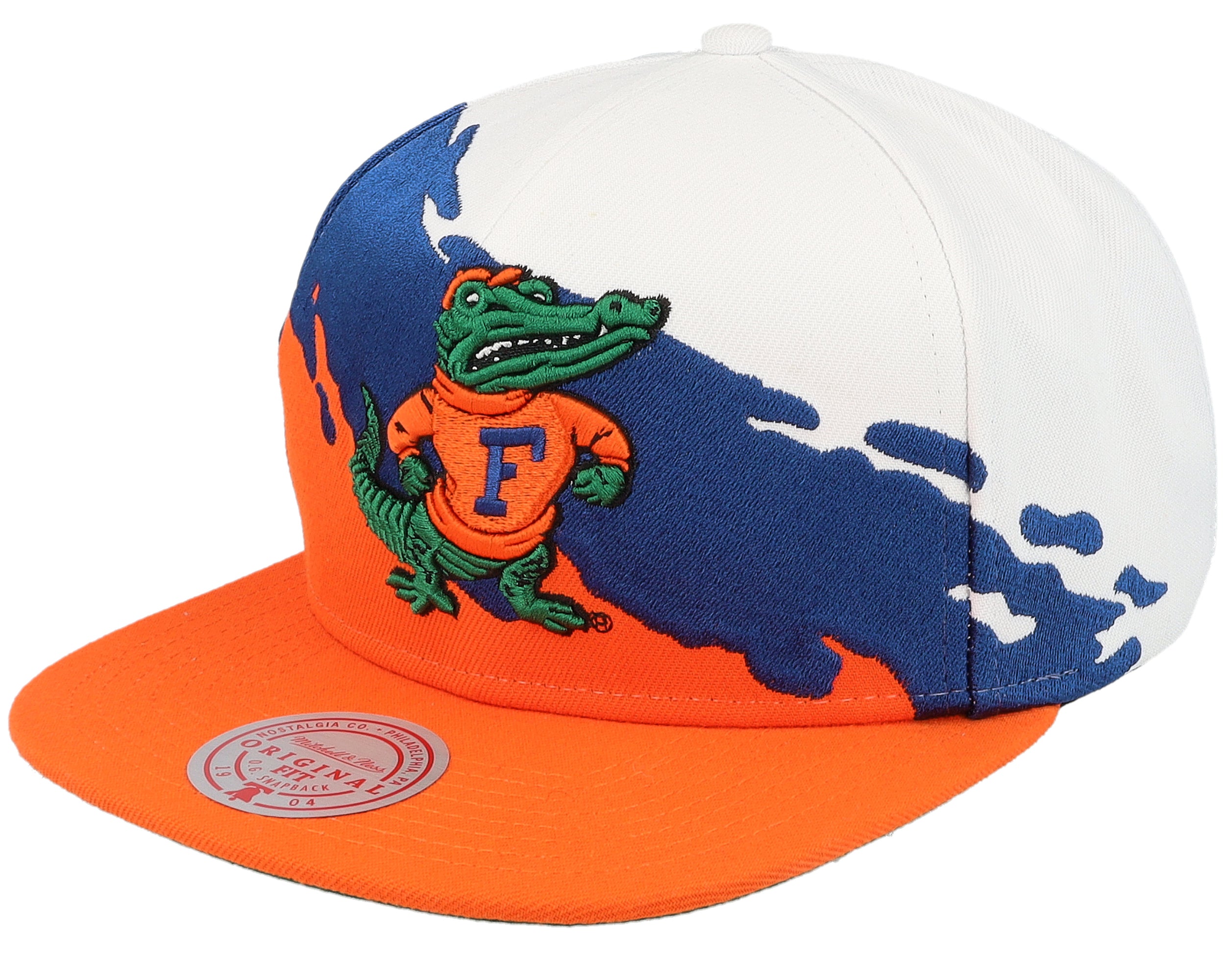 Mens Mitchell & Ness NCAA PAINTBRUSH SNAPBACK U OF FLORIDA