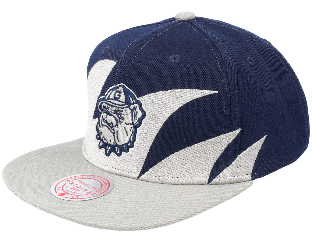 Mens Mitchell & Ness NCAA SHARKTOOTH SNAPBACK GEORGETOWN