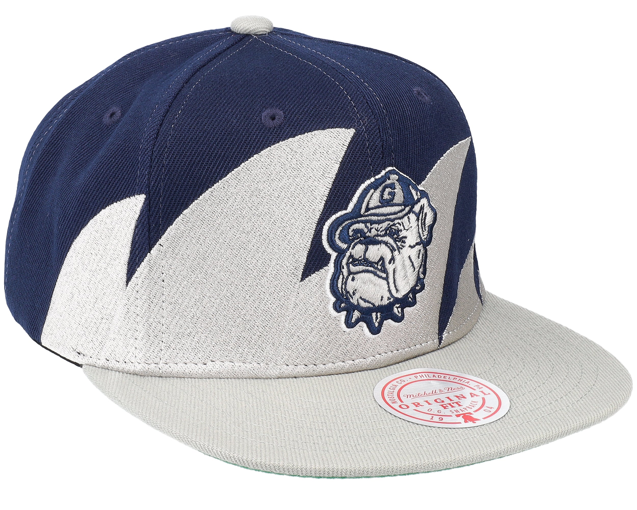 Mens Mitchell & Ness NCAA SHARKTOOTH SNAPBACK GEORGETOWN