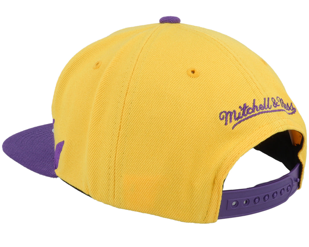 Mens Mitchell & Ness NCAA SHARKTOOTH SNAPBACK LSU