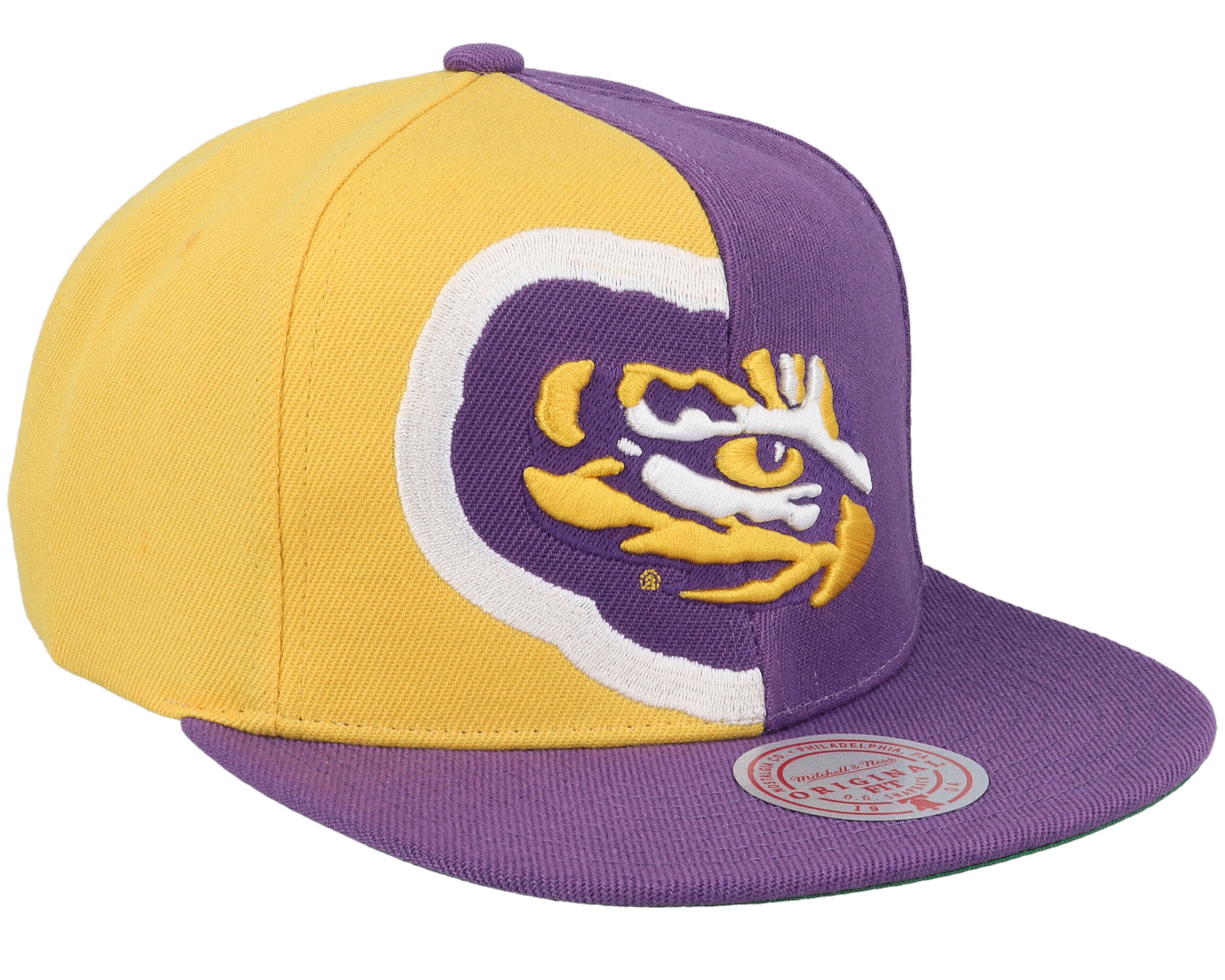 Mens Mitchell & Ness NCAA RETROLINE SNAPBACK LSU