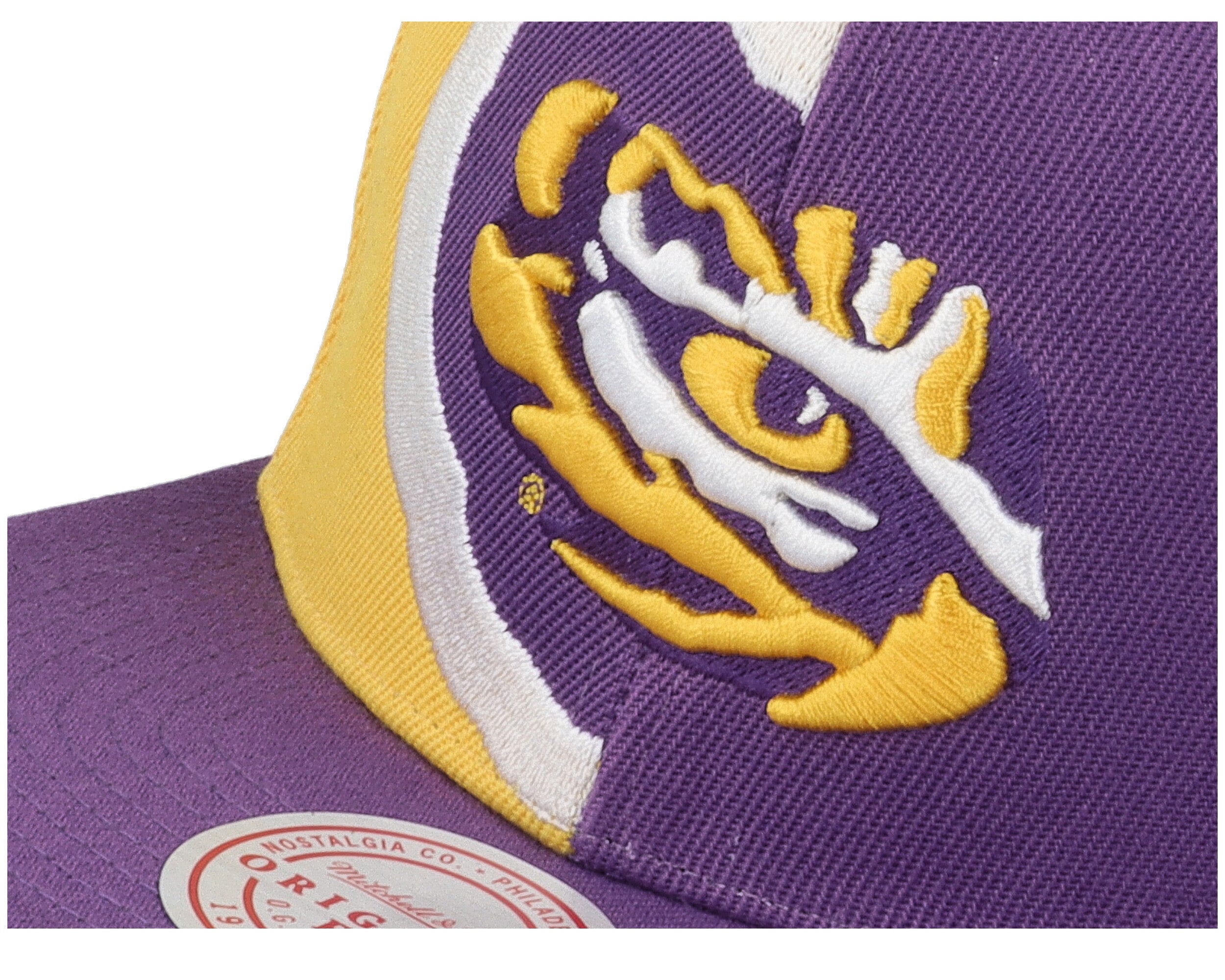 Mens Mitchell & Ness NCAA RETROLINE SNAPBACK LSU