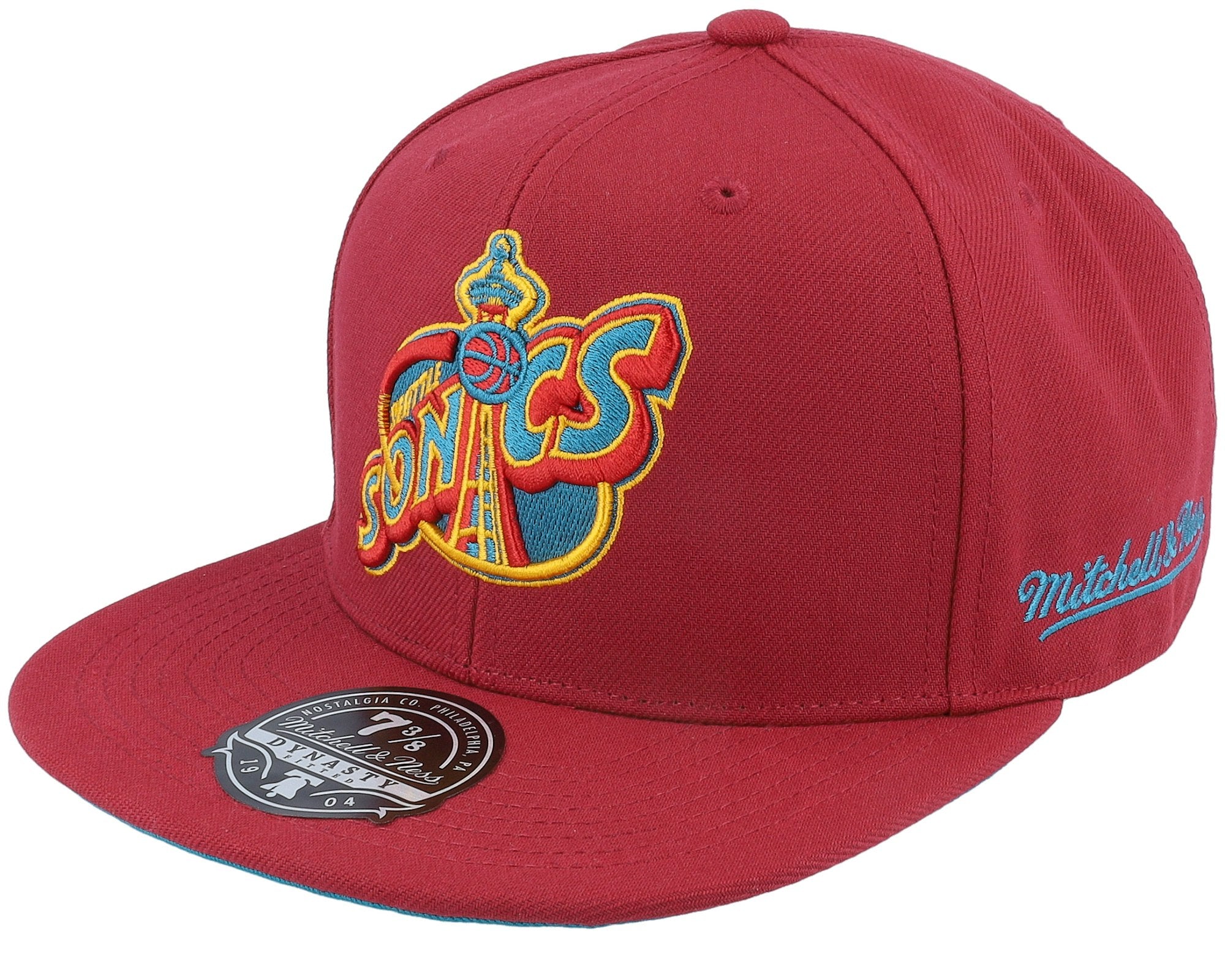 MENS MITCHELL & NESS NBA NORTHERN LIGHTS FITTED HWC SUPERSONICS