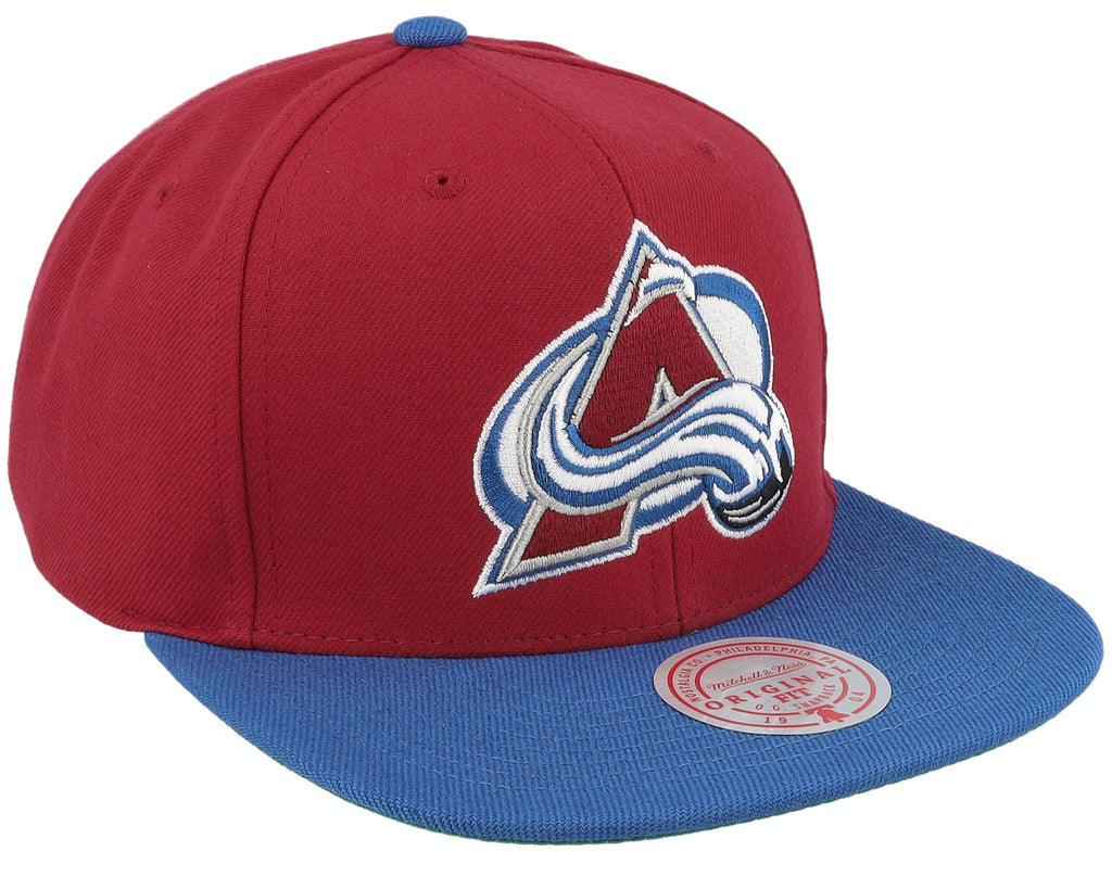 Mens Mitchell & Ness NHL TEAM 2 TONE 2.0 SNAPBACK AVALANCHE