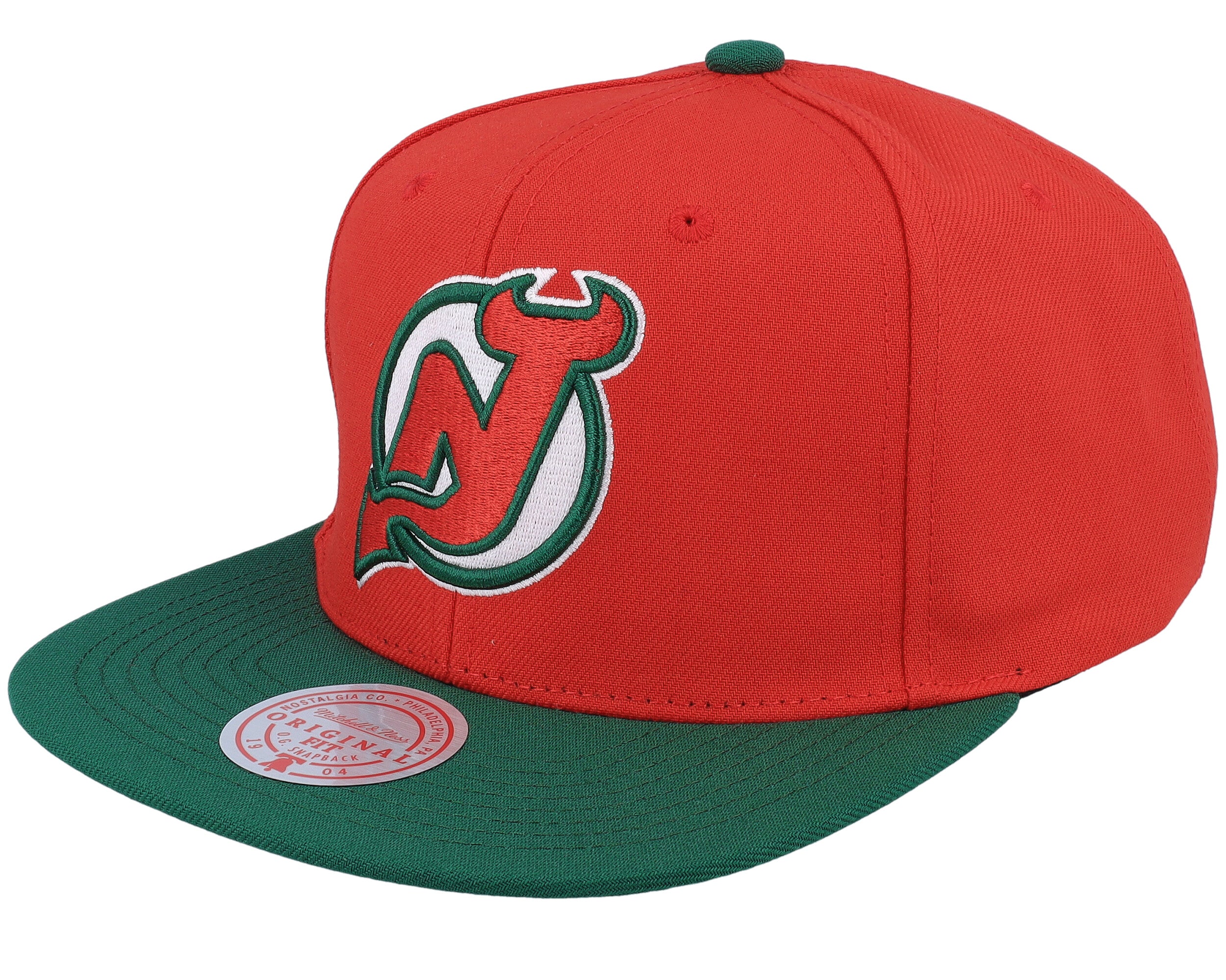 Mens Mitchell & Ness NHL TEAM 2 TONE 2.0 SNAPBACK DEVILS