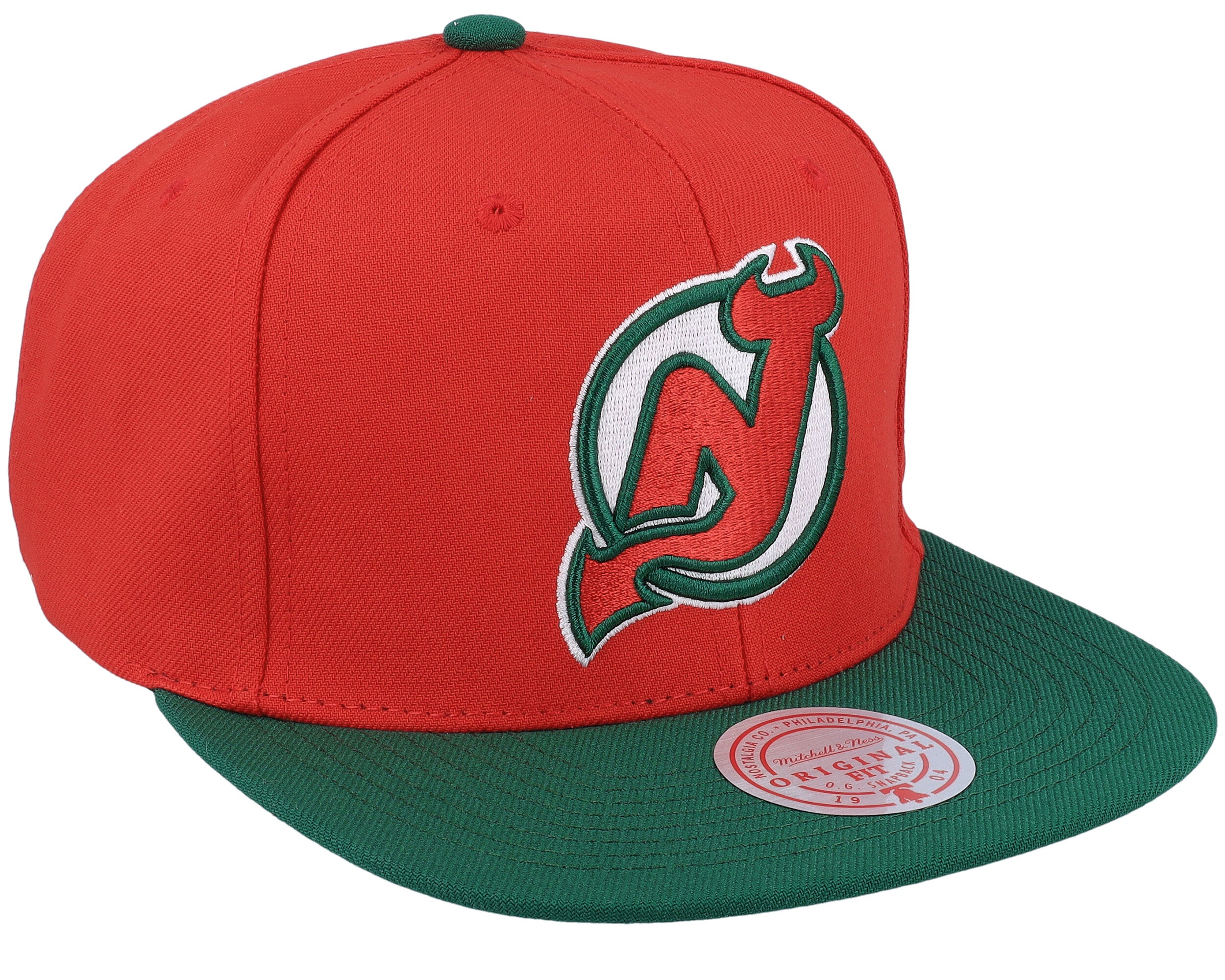 Mens Mitchell & Ness NHL TEAM 2 TONE 2.0 SNAPBACK DEVILS
