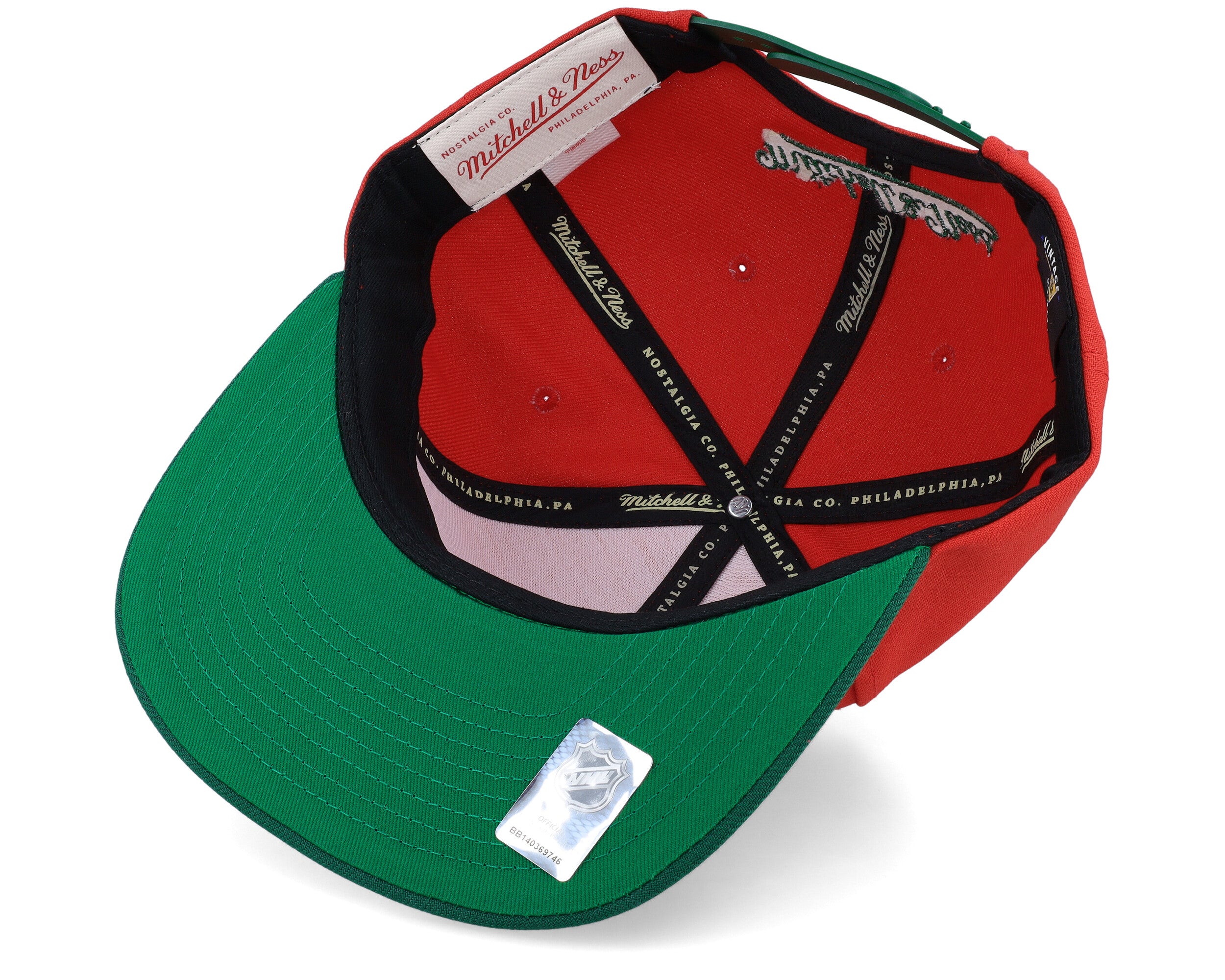 Mens Mitchell & Ness NHL TEAM 2 TONE 2.0 SNAPBACK DEVILS