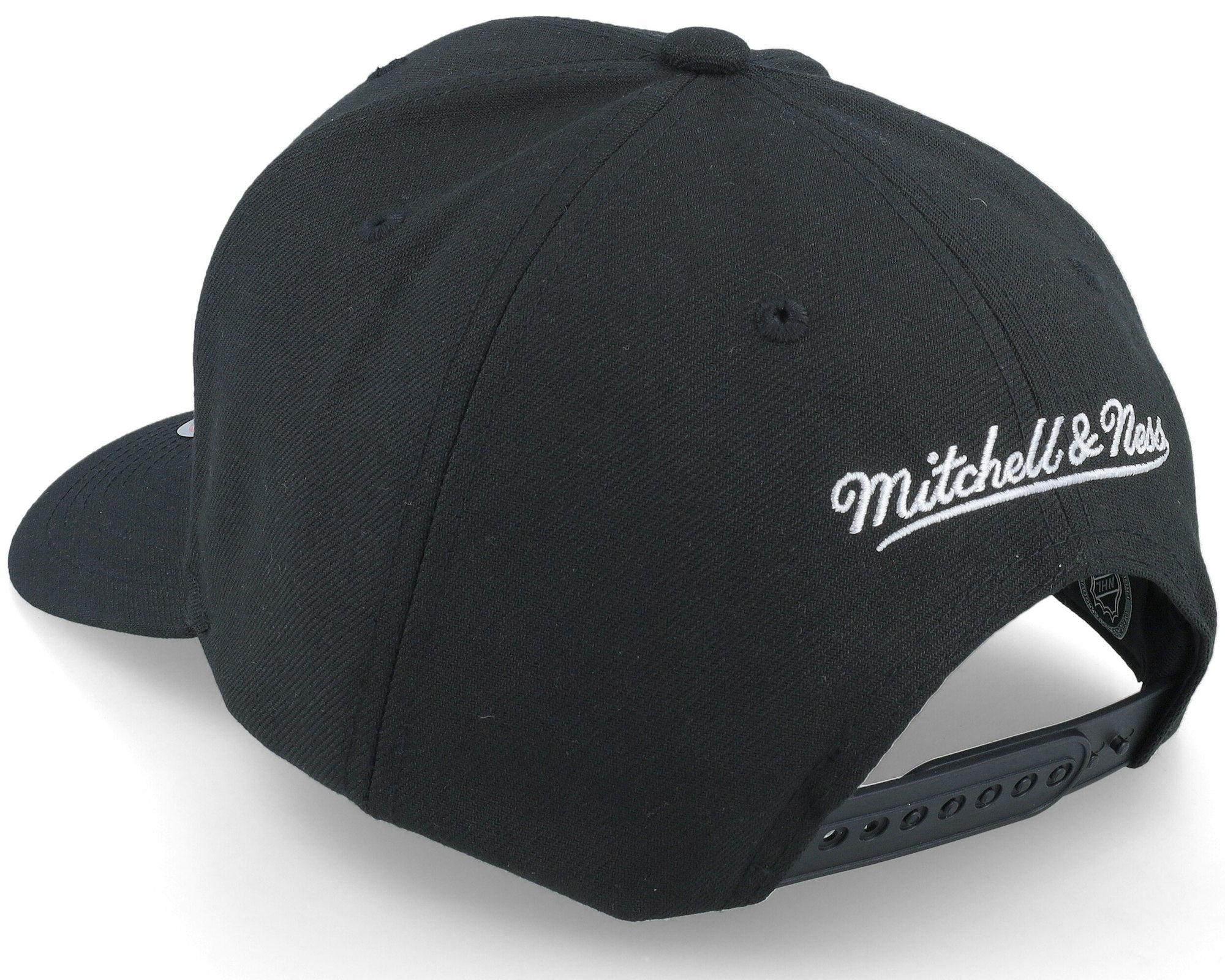 MENS MITCHELL & NESS NHL TEAM GROUND 2.0 PRO SNAPBACK SHARKS - BLACK