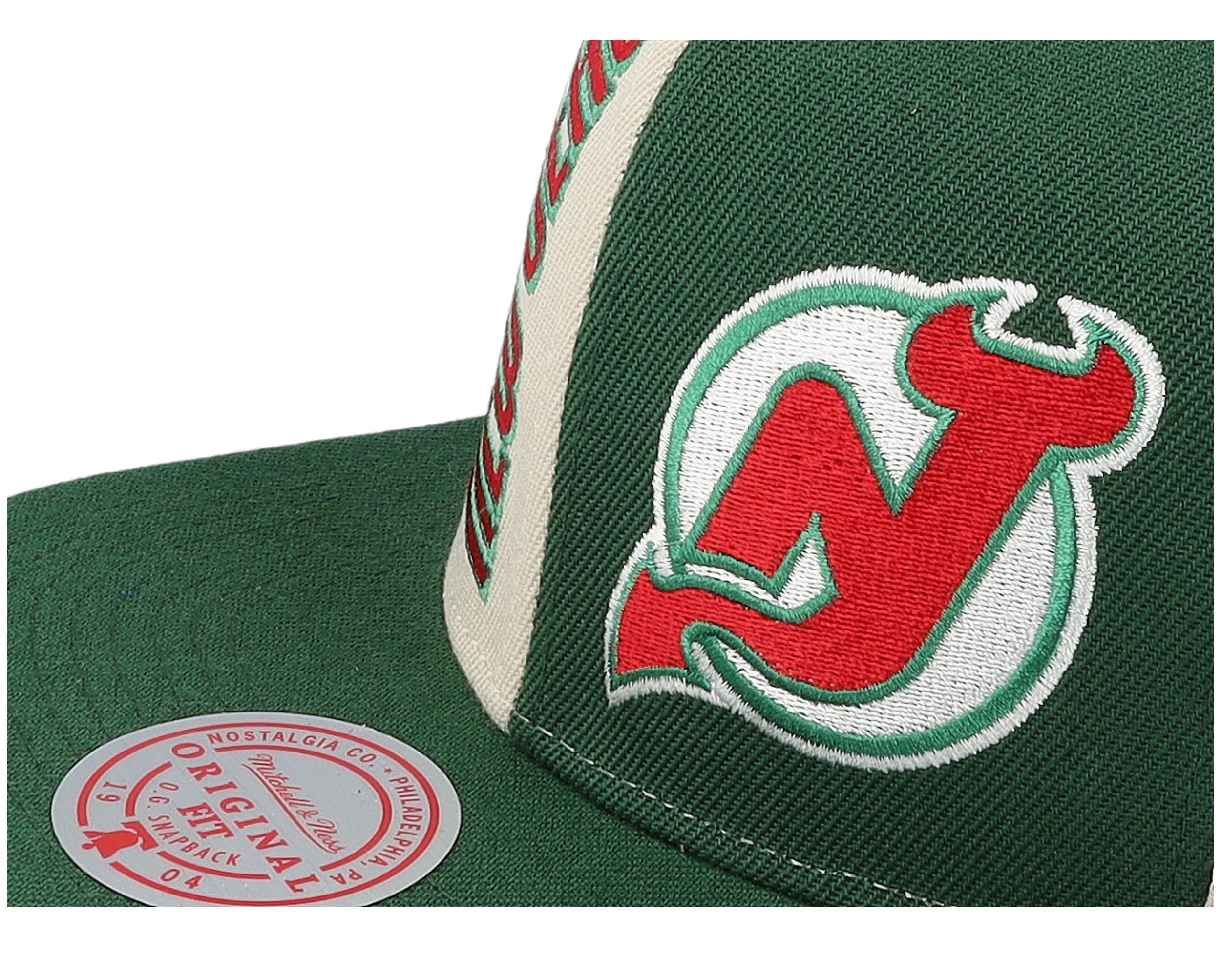 Mens Mitchell & Ness NHL POP PANEL SNAPBACK DEVILS