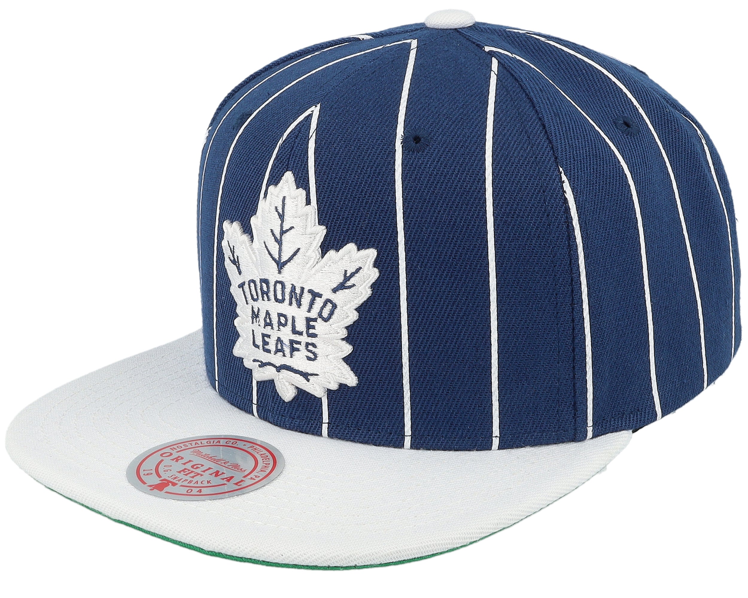 Mens Mitchell & Ness NHL TEAM PIN SNAPBACK MAPLE LEAFS