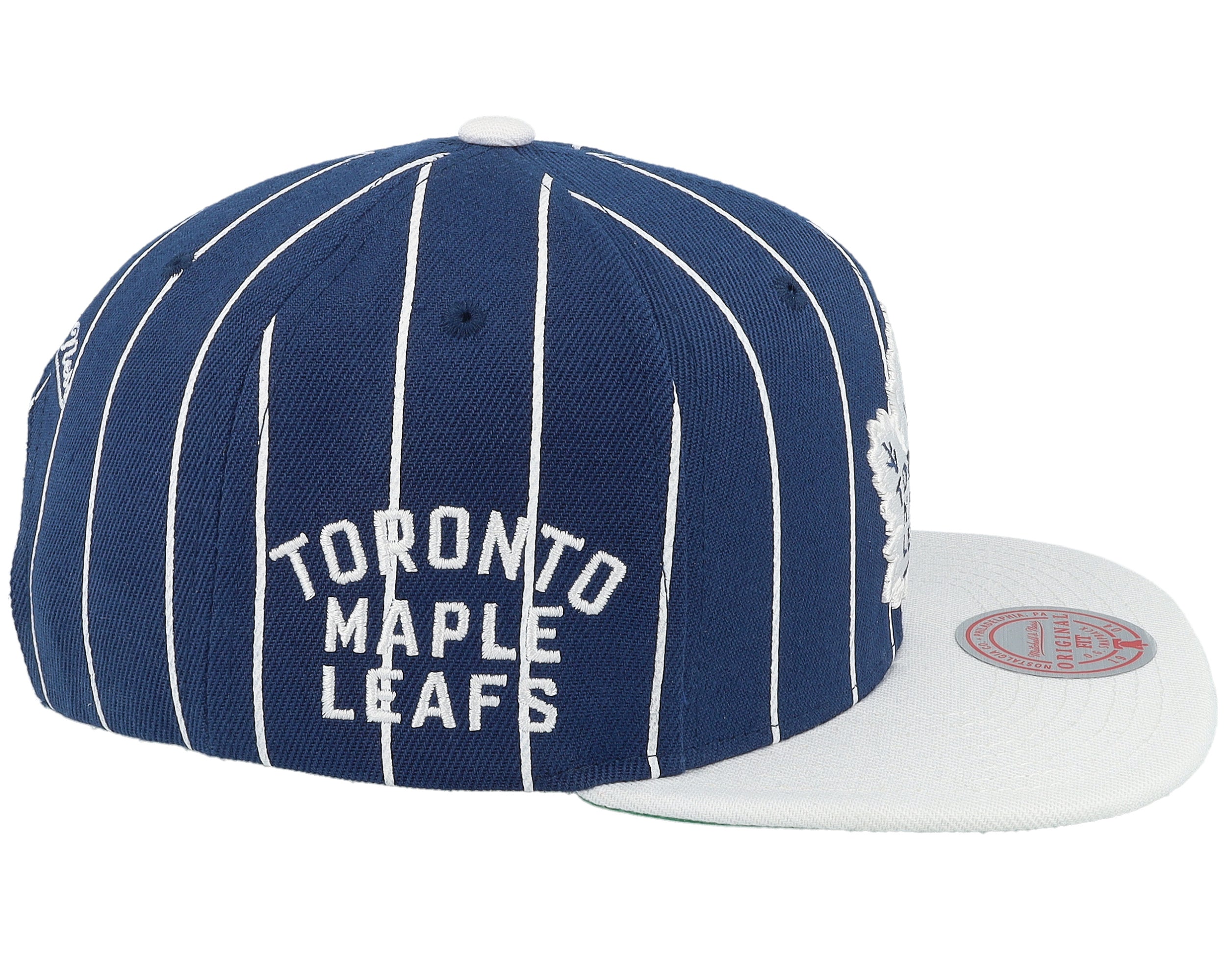 Mens Mitchell & Ness NHL TEAM PIN SNAPBACK MAPLE LEAFS
