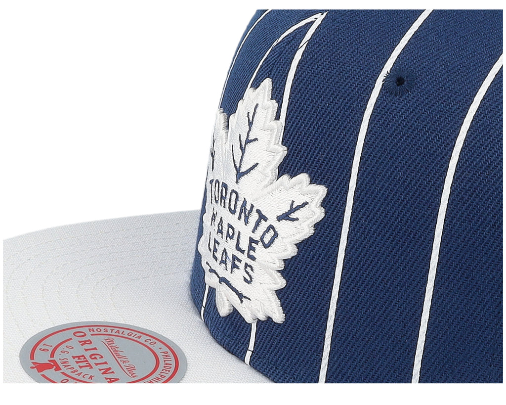 Mens Mitchell & Ness NHL TEAM PIN SNAPBACK MAPLE LEAFS