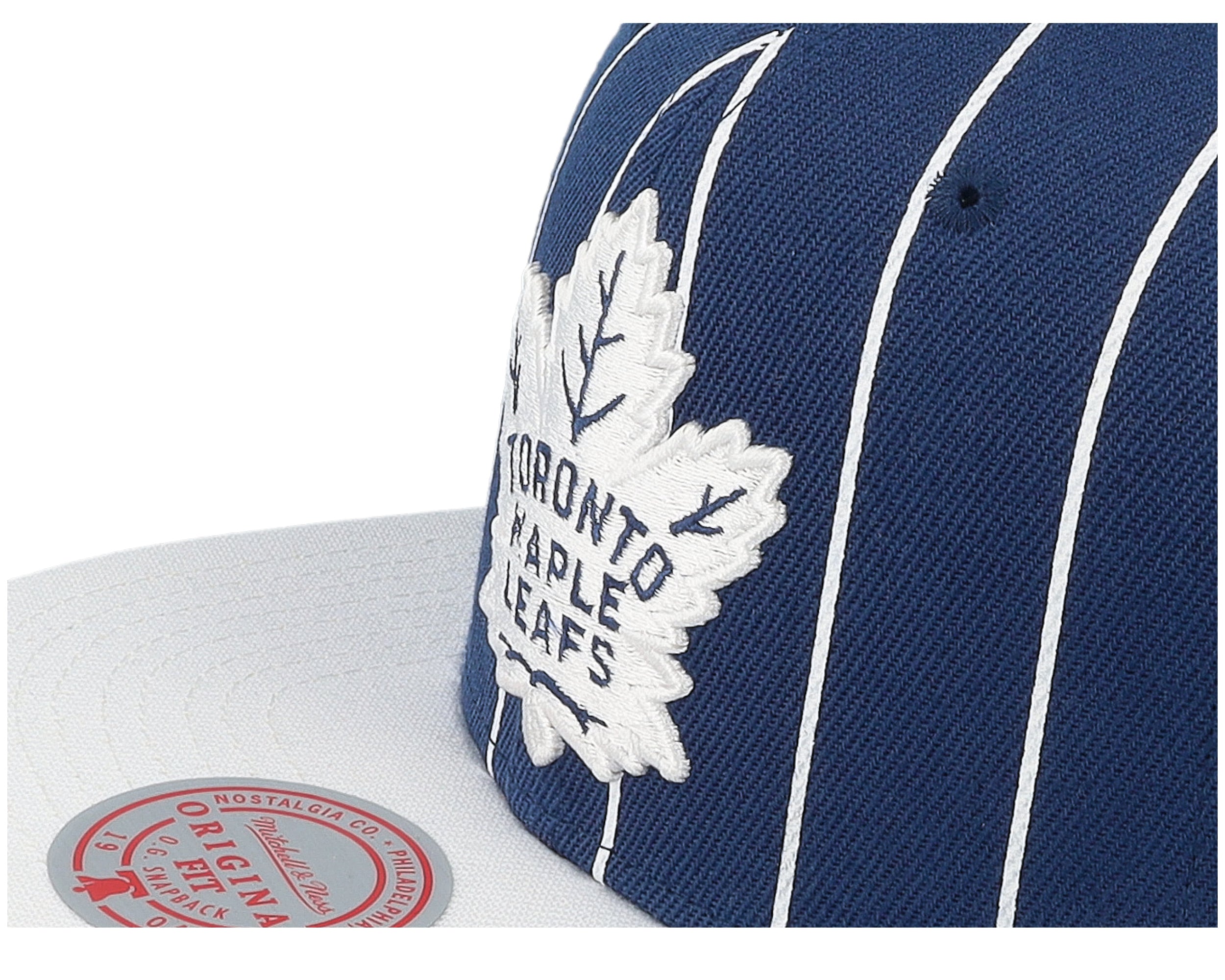 Mens Mitchell & Ness NHL TEAM PIN SNAPBACK MAPLE LEAFS