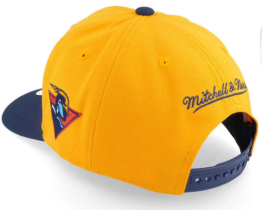 Mens Mitchell & Ness NBA TEAM SCRIPT 2.0 PRO SNAPBACK HWC WARRIORS