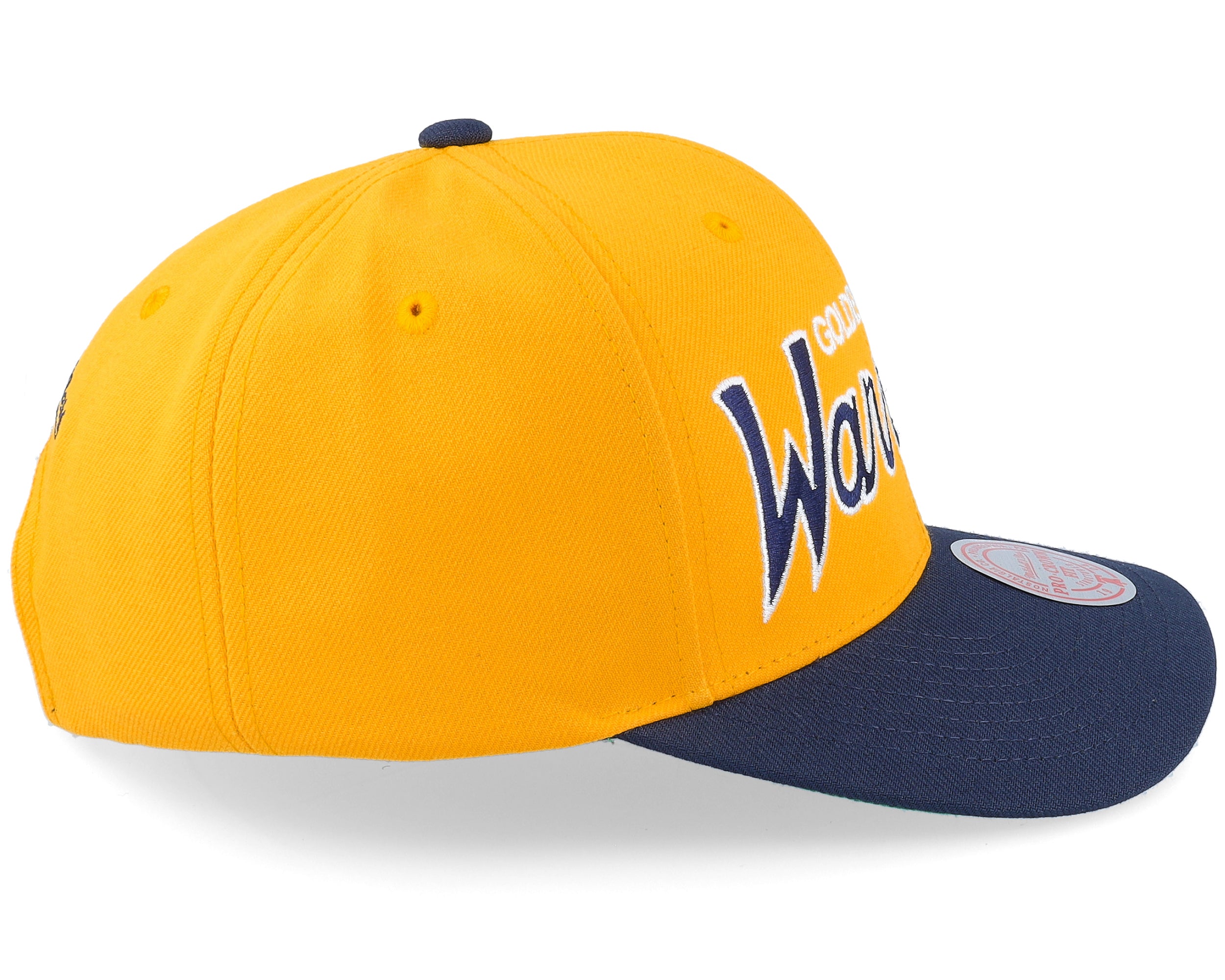 Mens Mitchell & Ness NBA TEAM SCRIPT 2.0 PRO SNAPBACK HWC WARRIORS