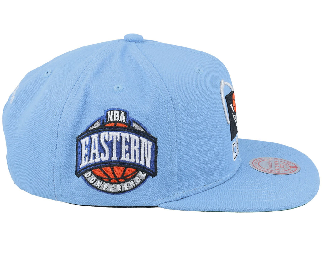 MENS MITCHELL & NESS NBA CONFERENCE PATCH SNAPBACK HWC CAVALIERS - LIGHT BLUE