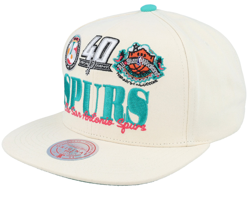 Mens Mitchell & Ness NBA REFRAME RETRO SNAPBACK HWC SPURS