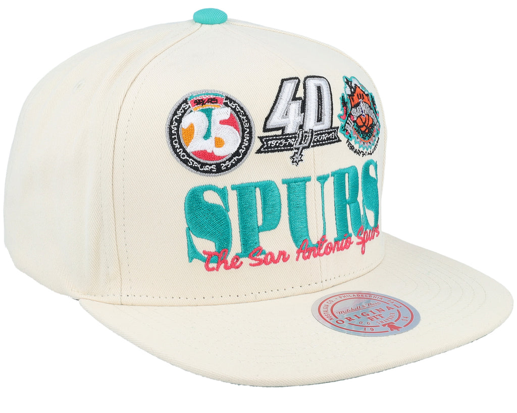 Mens Mitchell & Ness NBA REFRAME RETRO SNAPBACK HWC SPURS