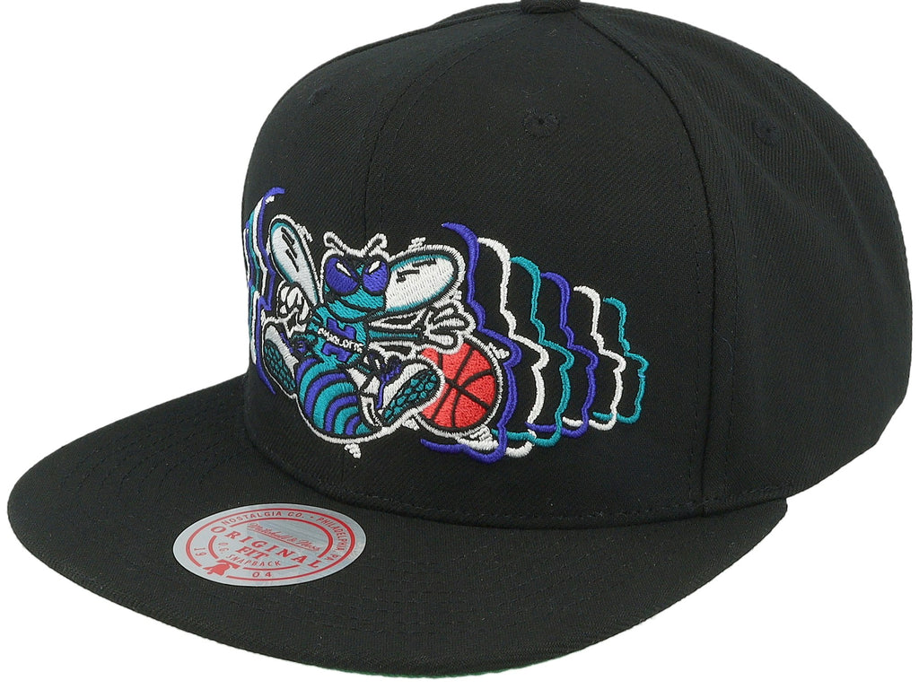 Mens MITCHELL & NESS NBA TEAM VIBES SNAPBACK HWC HORNETS