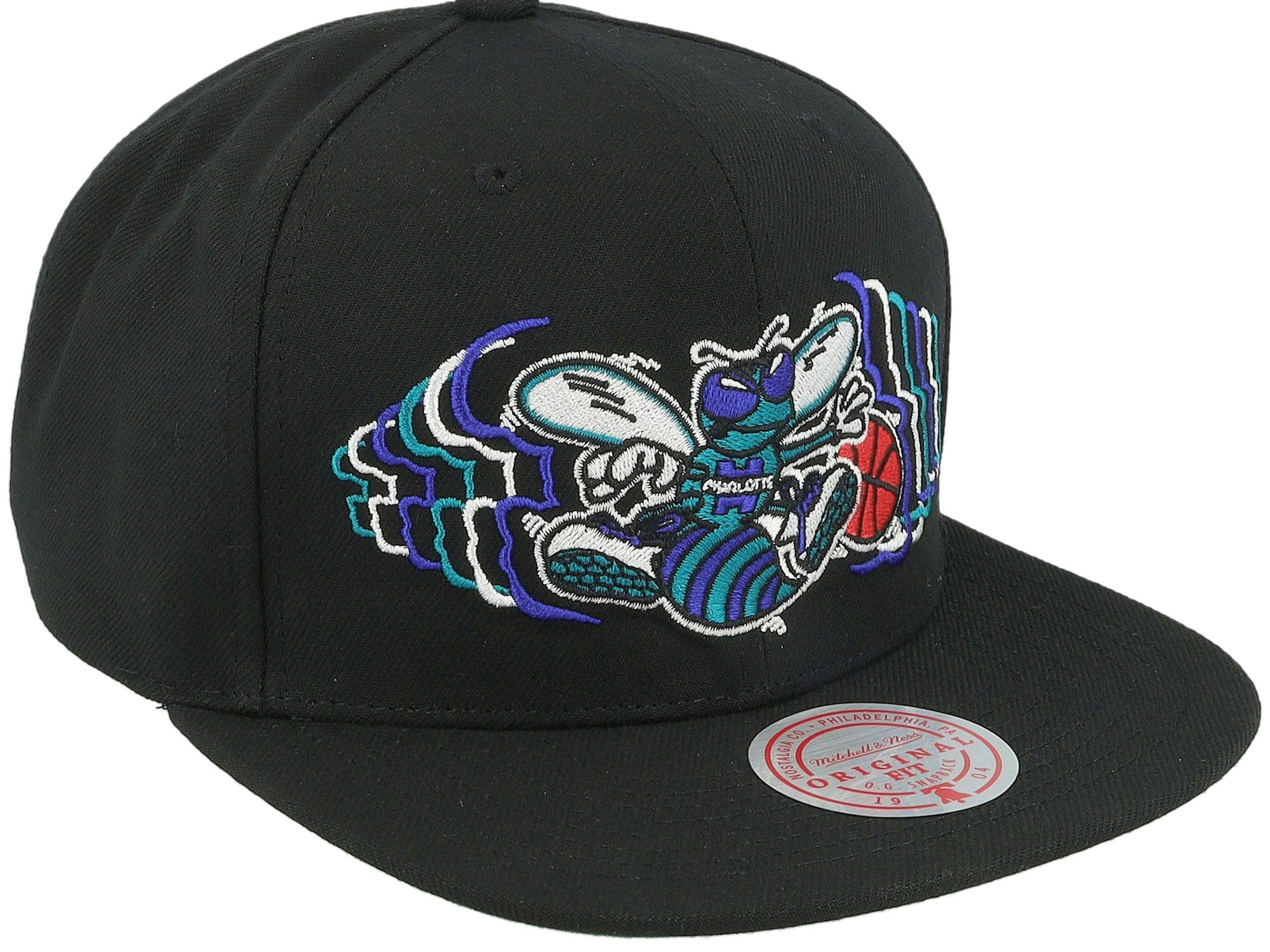 Mens MITCHELL & NESS NBA TEAM VIBES SNAPBACK HWC HORNETS