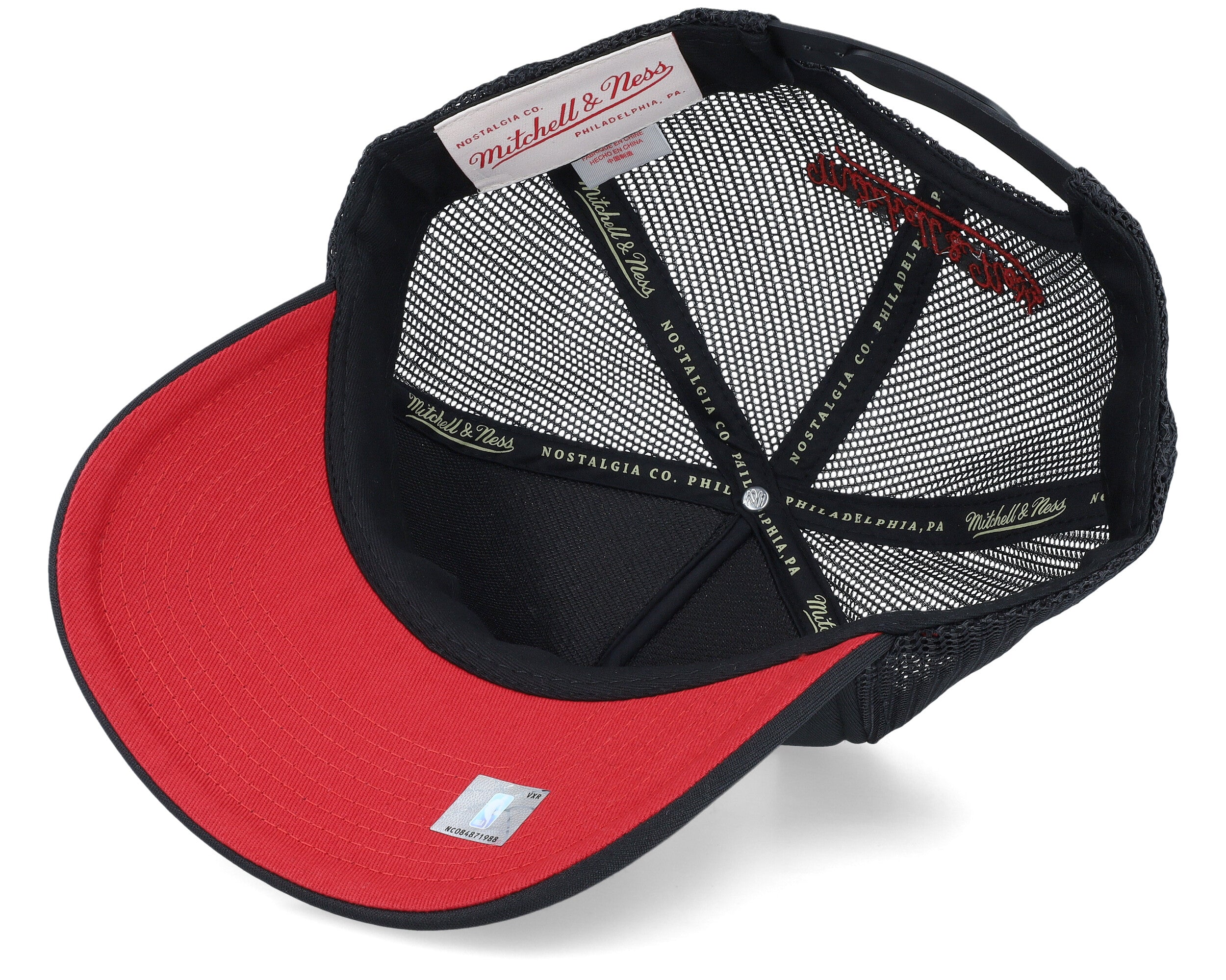 Mens Mitchell & Ness NBA BILLBOARD TRUCKER SNAPBACK HWC HEAT