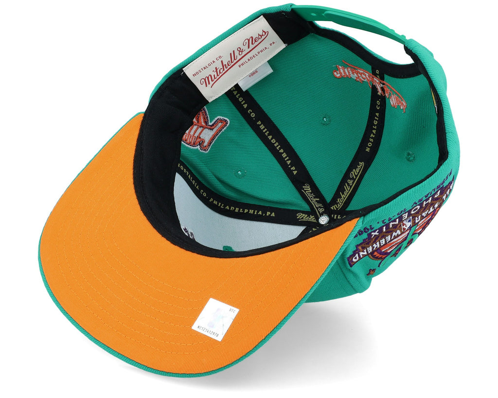 MENS MITCHELL & NESS NBA DESERT GREEN SNAPBACK LAKERS - TEAL