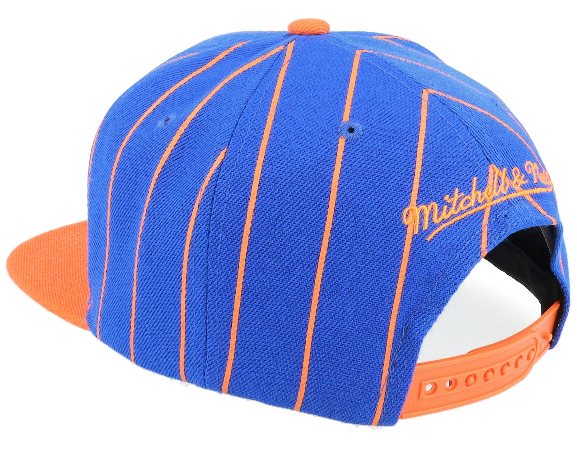 MENS MITCHELL & NESS NBA TEAM PIN SNAPBACK KNICKS - BLUE