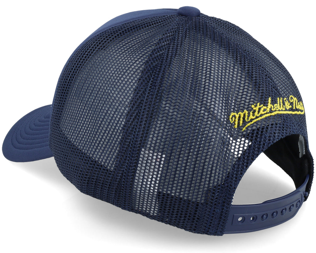 Mens Mitchell & Ness NCAA BILLBOARD TRUCKER SNAPBACK MICHIGAN