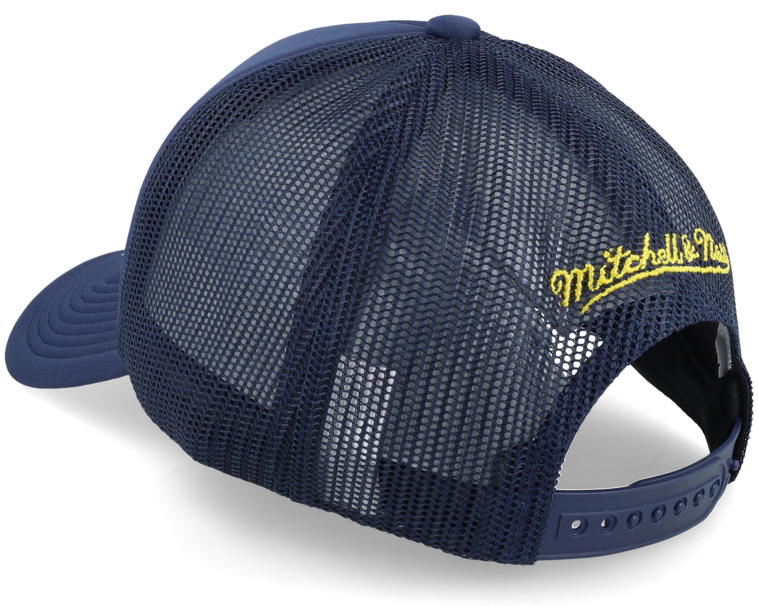 Mens Mitchell & Ness NCAA BILLBOARD TRUCKER SNAPBACK MICHIGAN