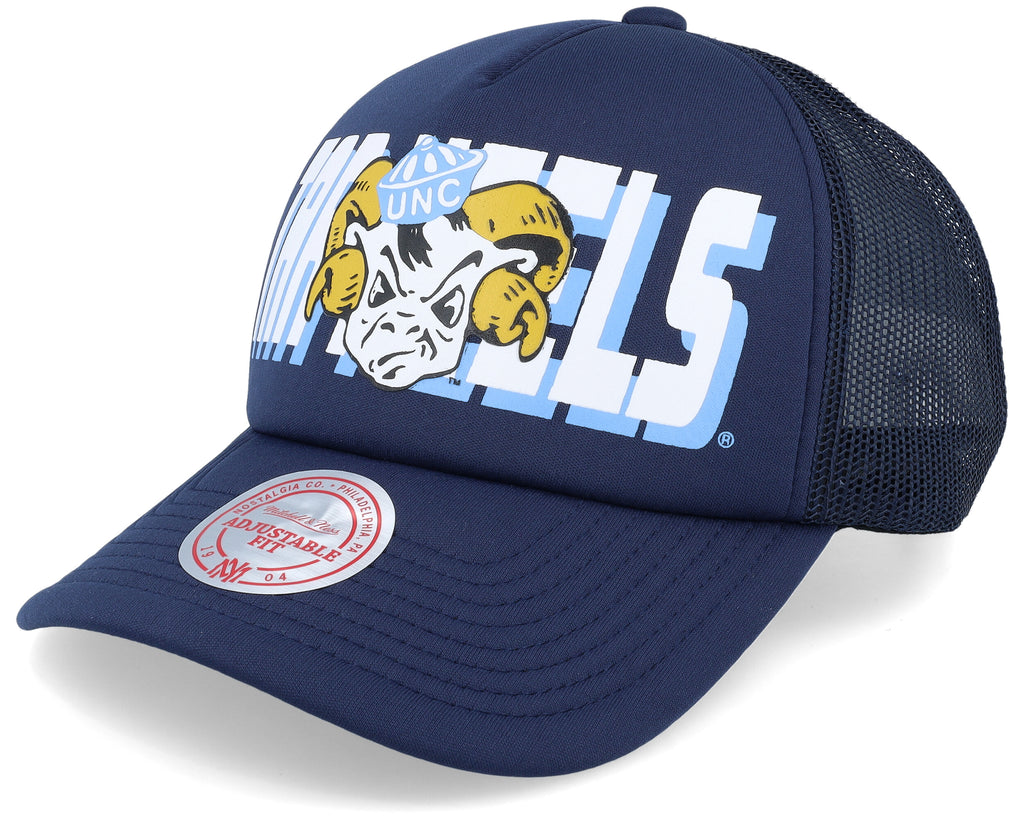 Mens Mitchell & Ness NCAA BILLBOARD TRUCKER SNAPBACK NORTH CAROLINA
