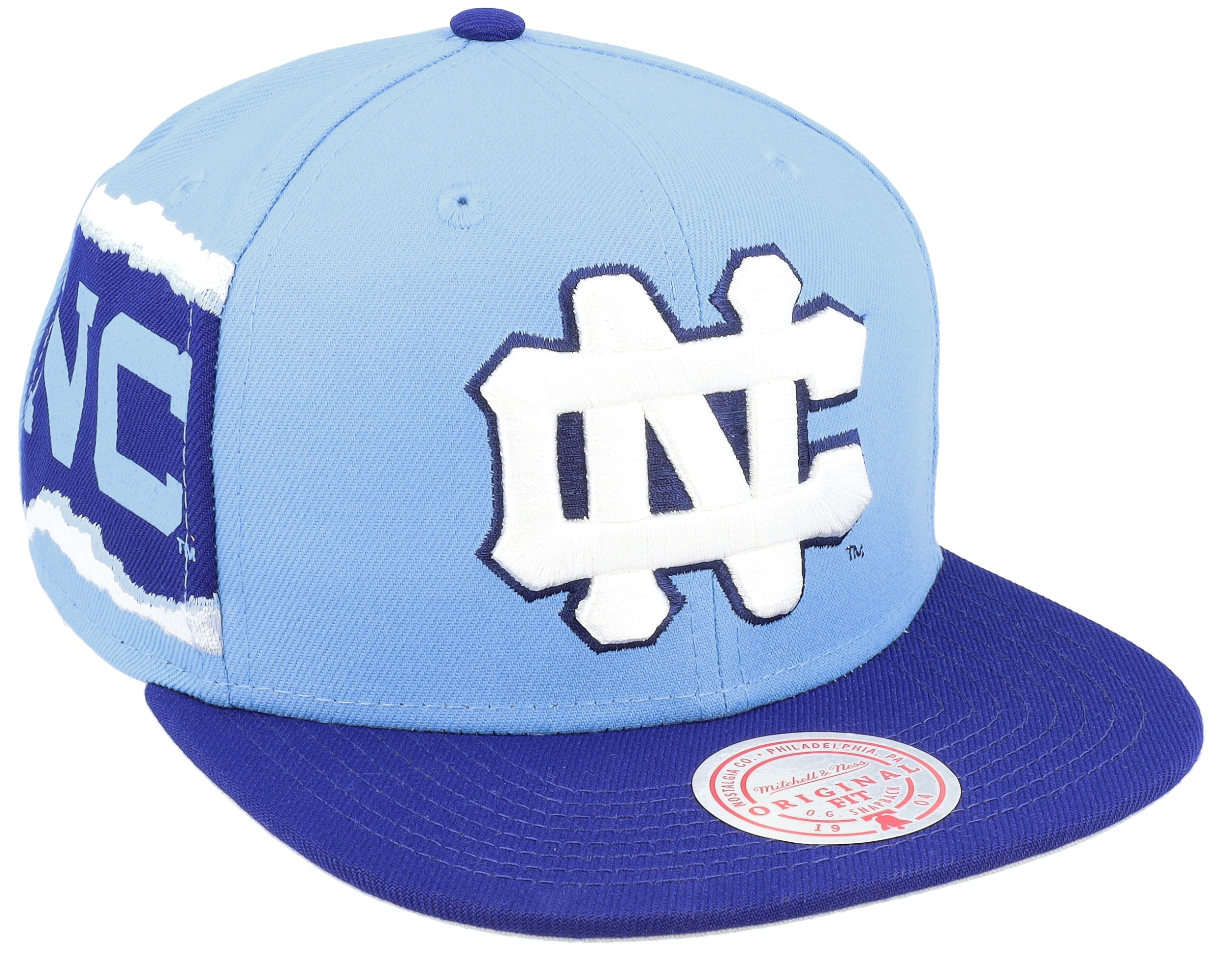 Mens Mitchell & Ness NCAA JUMBOTRON SNAPBACK NORTH CAROLINA