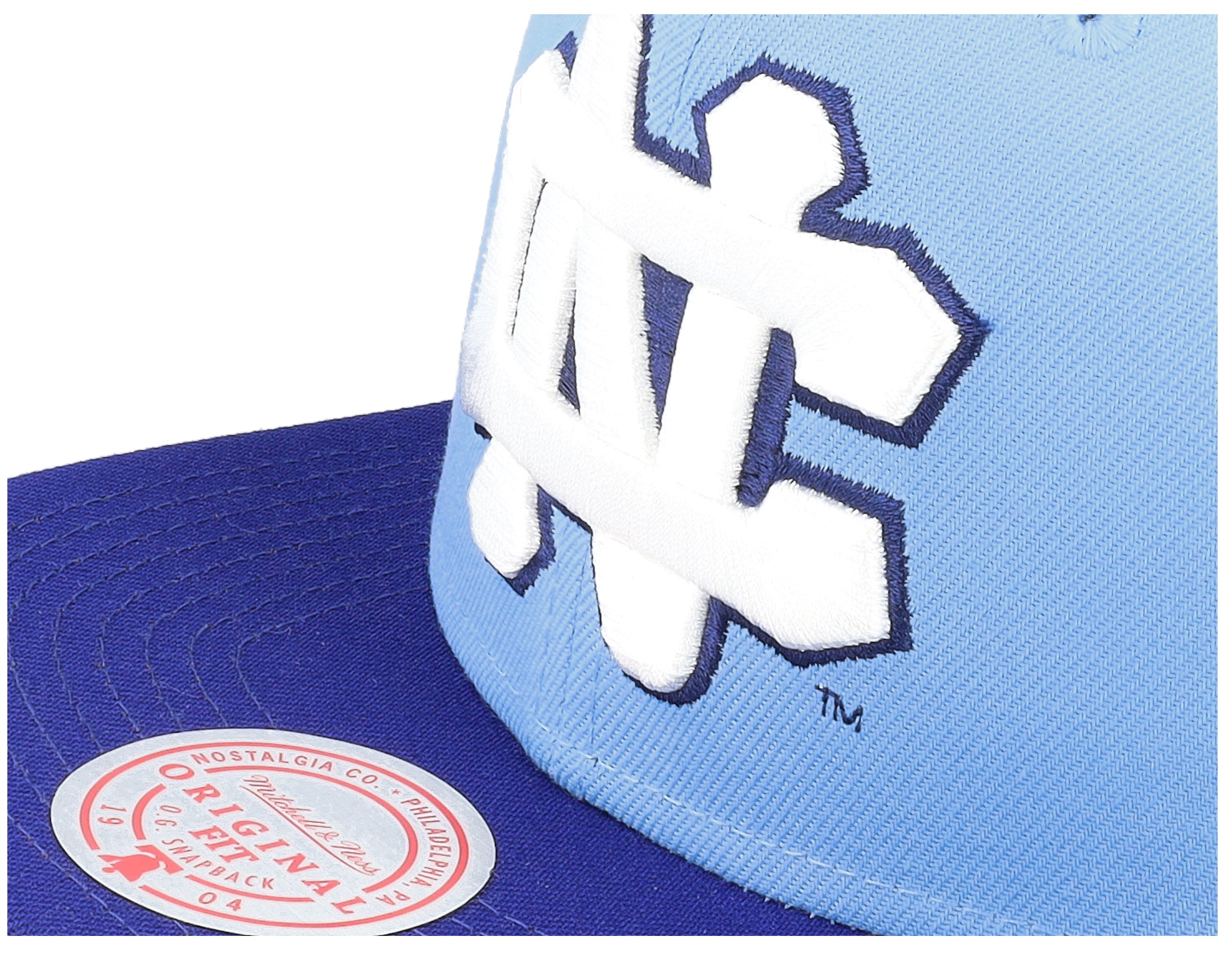 Mens Mitchell & Ness NCAA JUMBOTRON SNAPBACK NORTH CAROLINA