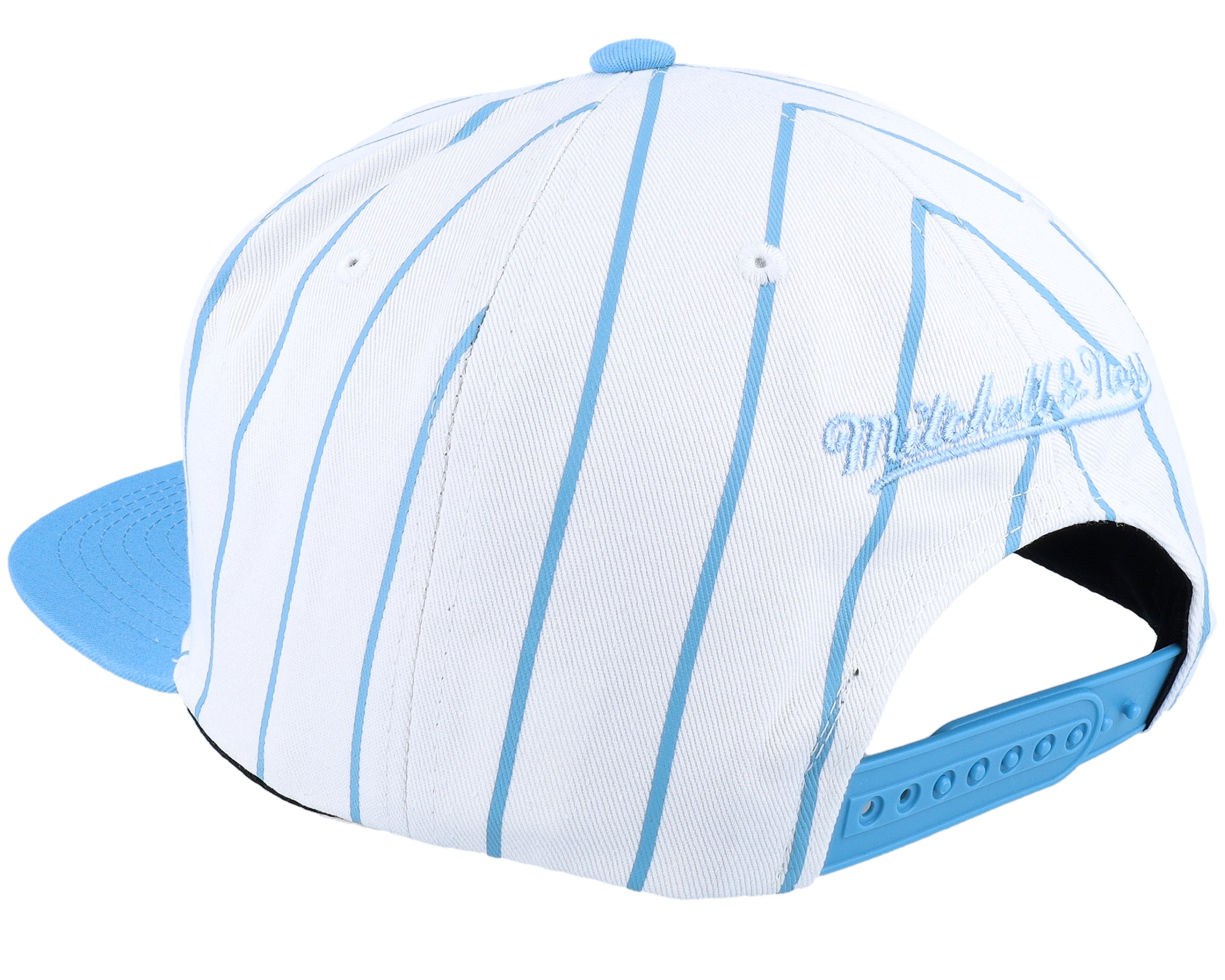 Mens Mitchell & Ness NCAA RETRO PINSTRIPE SNAPBACK NORTH CAROLINA
