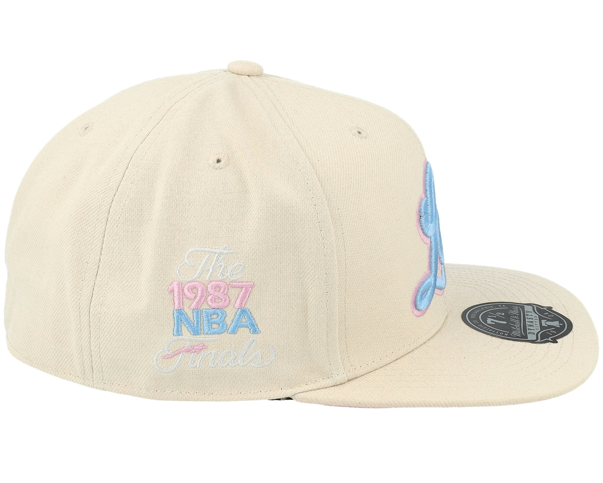 MENS MITCHELL & NESS NBA CAKE POP FITTED HWC LAKERS - OFF WHITE