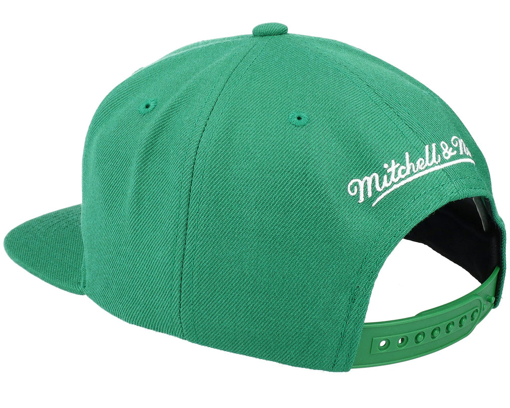 MENS MITCHELL & NESS NBA TEAM GROUND 2.0 SNAPBACK CELTICS - GREEN