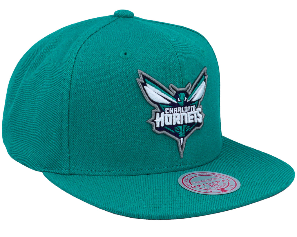 Mens Mitchell & Ness NBA TEAM GROUND 2.0 SNAPBACK HORNETS