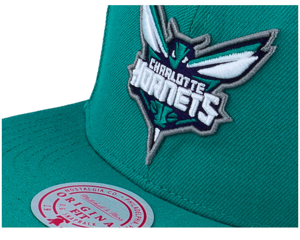 Mens Mitchell & Ness NBA TEAM GROUND 2.0 SNAPBACK HORNETS