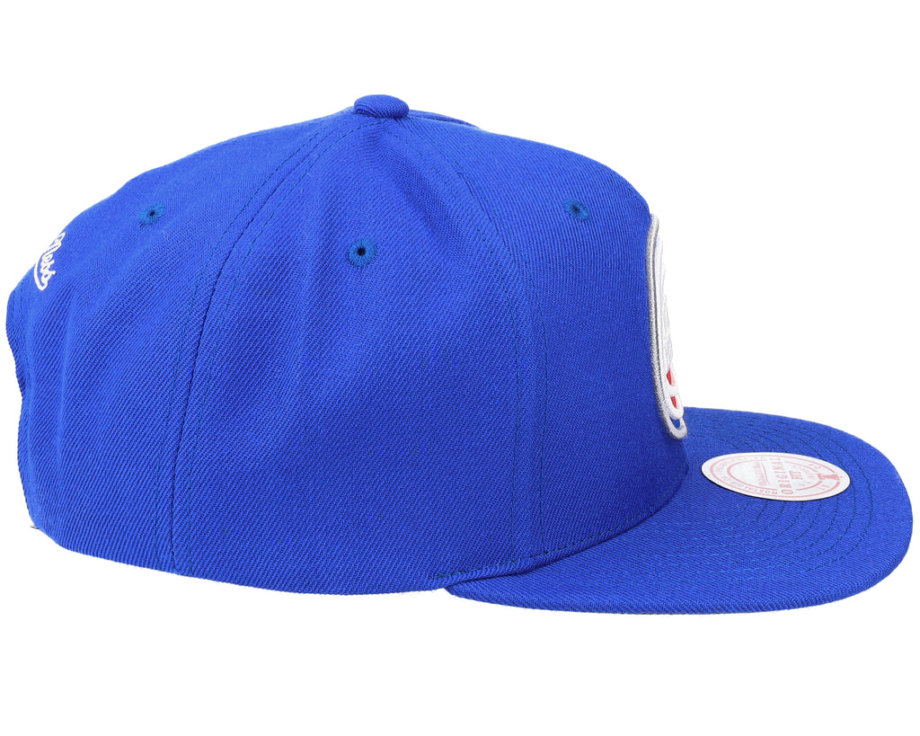Mens Mitchell & Ness NBA TEAM GROUND 2.0 SNAPBACK PISTONS