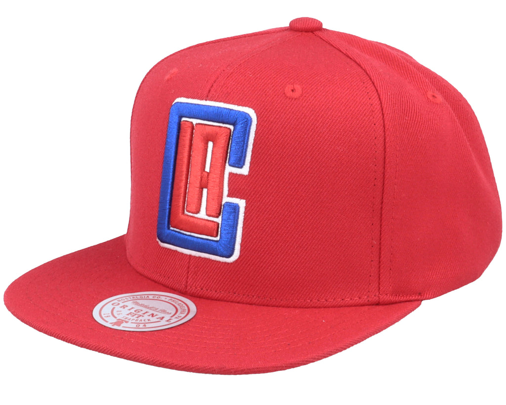 Mens MITCHELL & NESS NBA TEAM GROUND 2.0 STRETCH SNAPBACK CLIPPERS