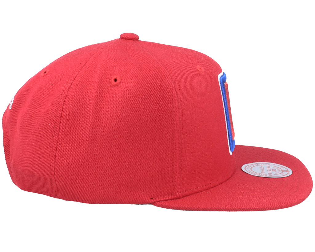 Mens MITCHELL & NESS NBA TEAM GROUND 2.0 STRETCH SNAPBACK CLIPPERS