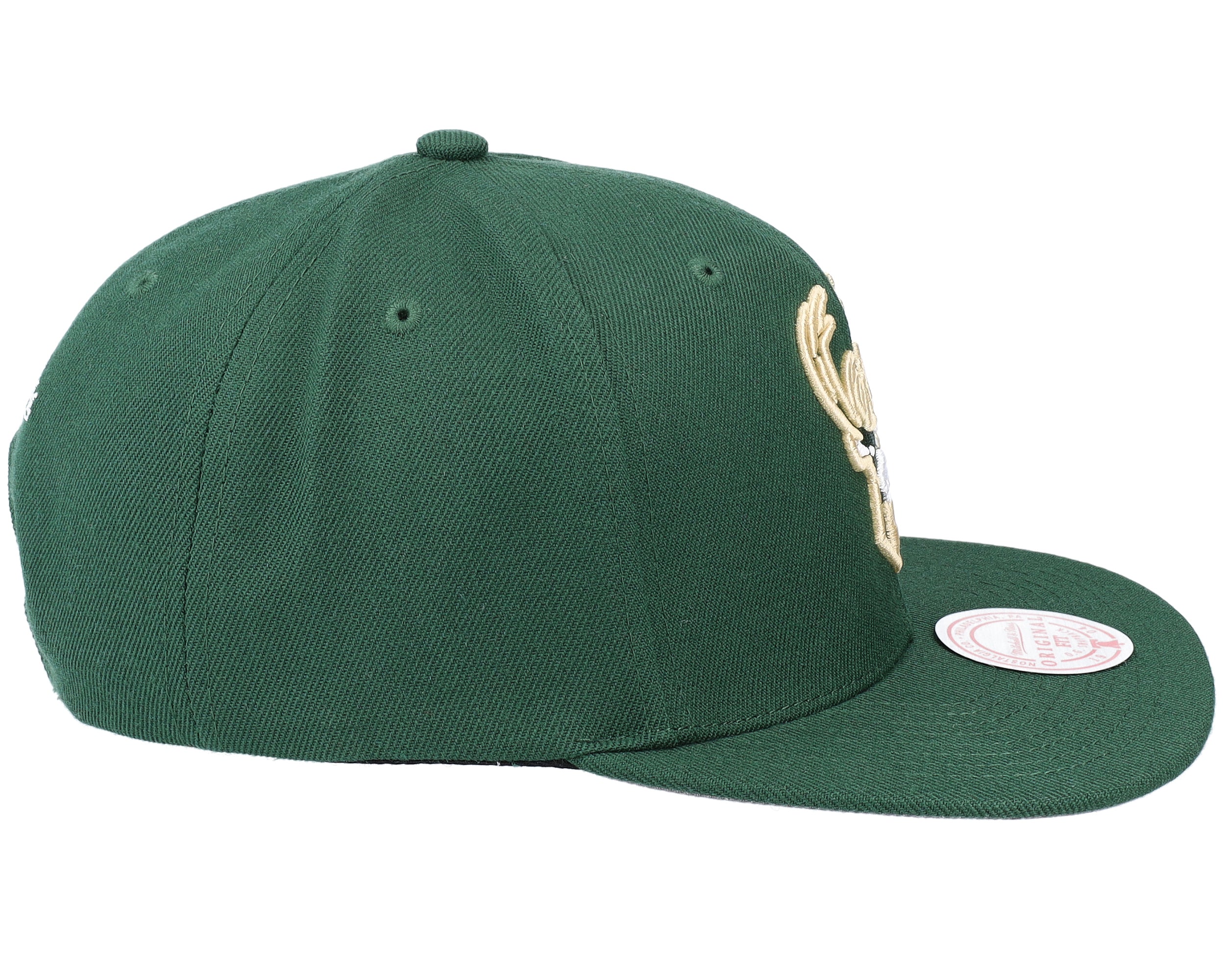 Mens Mitchell & Ness NBA TEAM GROUND 2.0 SNAPBACK BUCKS